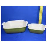 2 Le Crusent Casseroles