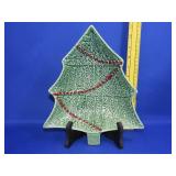 Bordallo Pinheiro Christmas Tree Dish