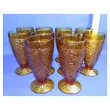 10 Tiera Amber Tea Glasses