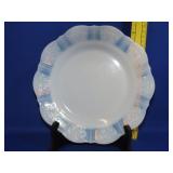 9" White Opalescent Plates