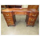 Old Mahogany Knee Hole Desk