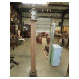 Primitive Old Salem Made Copper Top Light Post