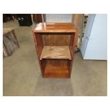 Wood Box Made Into Shelf