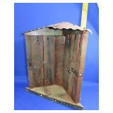 Homemade Wood Corner Shelf