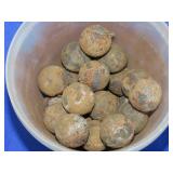 Lot of Civil War Grape Shot