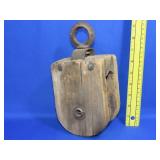 Old Wood Pulley
