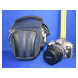 Nikon N75 SLR 35mm Camera w/Quantaray 90mm Lens