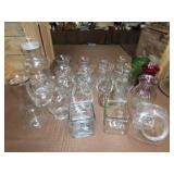 Lot of Glass Flower Vases
