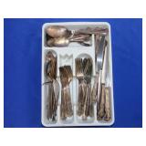 Set of Old Company Plate Flatware