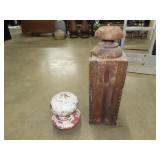 Two Wood  Architectural Pieces