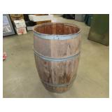 Wood Barrel - 24"T