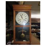 Regulator Oak Wall Clock