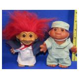 2 Vintage Trolls