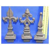 Three Cast Iron  Phenials