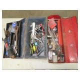 Two Tool Boxes w/ Some Contents