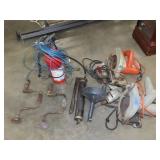 Lot of Power Tools, Grease Gun, Fire Extinquisher