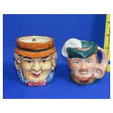 2 Toby Mugs