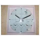NEW Glass Wall Clock - 17"