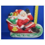 Blow Mold Santa - Missing Light