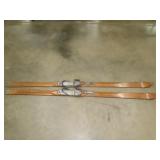 Pair of Wood Skis (80")