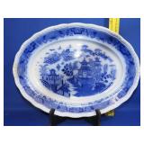Flow Blue 14" Platter