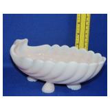 Pink Cambridge Milk Glass Bowl