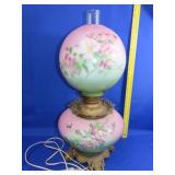 Handpainted Gone With The Wind Style Lamp