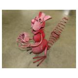 Metal Yard Art Squirrel