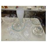 Lot of Clear Glassware