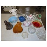 Table Lot w/ Misc Glassware