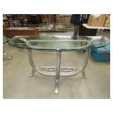 Glass Top Wall Table