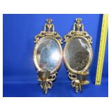 Pair of Brass Wall Sconces