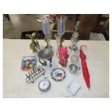 Glassware and Candle Holders