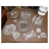 Lot of Clear Glassware