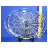 Jeannette Glass Feather Serving Tray - 16"