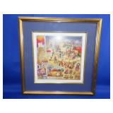 Framed Michael Meron Shavuot Print