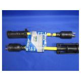 2 NEW Voltec 20a to 15a Plug Adapters  1