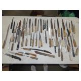 Lot of Kitchen Knives