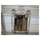 Metal Decorative Wall Mirror