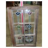 Stained Glass Tulip Window Pane