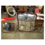 Three Mirrors 2 Wood & 1 Metal