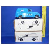 2 ERTL Die Cast Richard Petty Truck Banks