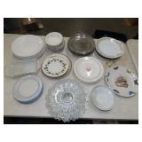 Table Lot of Dishes