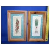 2 Martha Hinson Framed Prints - 9x14