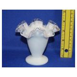 Fenton Silver Crest Vase