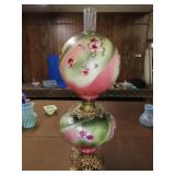 Gone With The WInd Style Hand Painted Lamp (30")