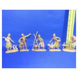 5 Fontanini Italian Figures