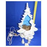 Ceramic Cut Out Christmas Tree Nativity