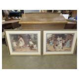 Pair of Arthur J. Elsley Framed Prints (34"x27")