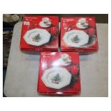 3 NIKKO Christmas Time China Set